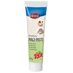 Trixie Malt Paste Red Berry - шерстевыводящая паста для грызунов со вкусом красных ягод