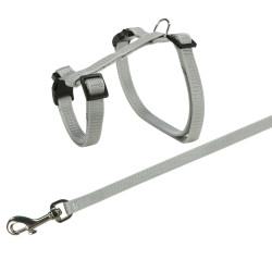 Trixie Harness with Lead for Rabbits - м'яка шлея з повідцем для кроликів