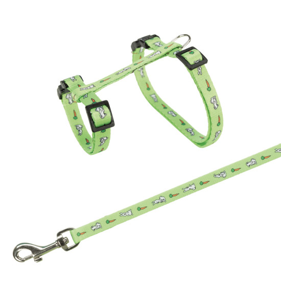 Trixie Harness with Lead for Rabbits - мяка шлея з повідцем для кроликів