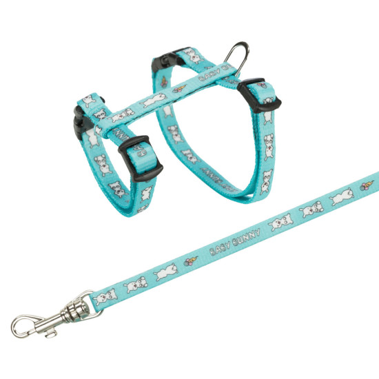 Trixie Harness with Lead for Rabbits - мяка шлея з повідцем для кроликів