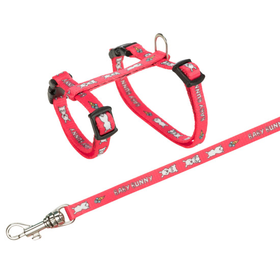 Trixie Harness with Lead for Rabbits - мяка шлея з повідцем для кроликів