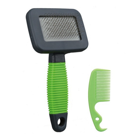 Trixie Soft Brush - пуходёрка с расчёской для грызунов