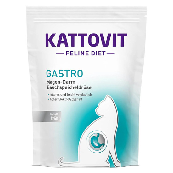 Kattovit Veterinary Gastro (Каттовіт Гастро) - дієта для котів при захворюваннях шлунково-кишкового тракту
