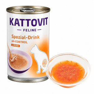 Kattovit Veterinary Urinary Drink (Каттовіт Урінарі Дрінк) - консервована дієта для котів при хворобах нижніх відділів сечовивідних шляхів, суп з куркою
