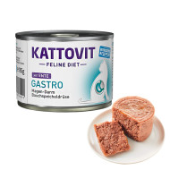 Kattovit Veterinary Gastro (Каттовит Гастро) - консервированная диета для кошек при нарушениях пищеварения, с уткой