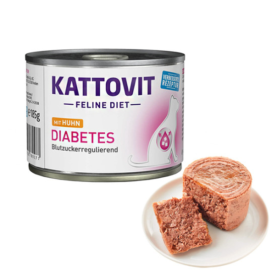 Kattovit Veterinary Diabetes (Каттовіт Діабетес) - консервована дієта для котів при цукровому діабеті