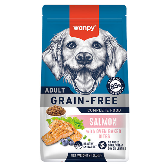 Wanpy Adult Dog Grain Free Salmon - дорослі собаки, з лососем
