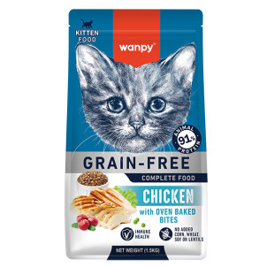 Wanpy Kitten Grain Free Chicken - кошенята, з куркою