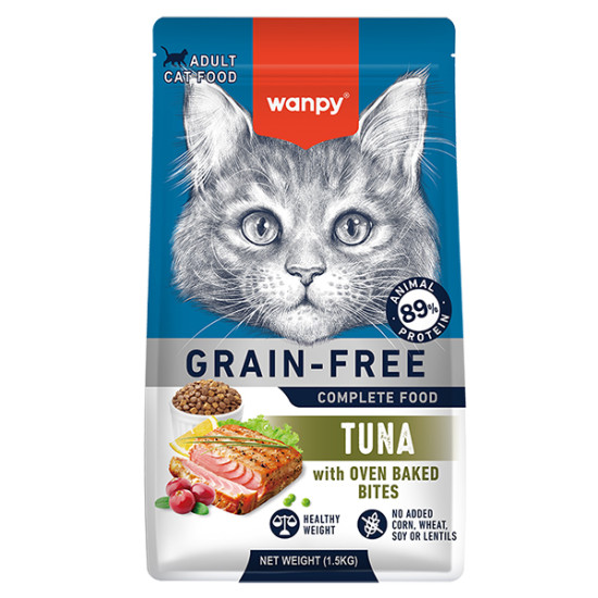 Wanpy Adult Cat Grain Free Tuna - дорослі коти, з тунцем