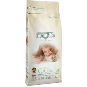 BonaCibo Adult Cat Lamb & Rice (Бонасібо) - дорослі коти, з ягням