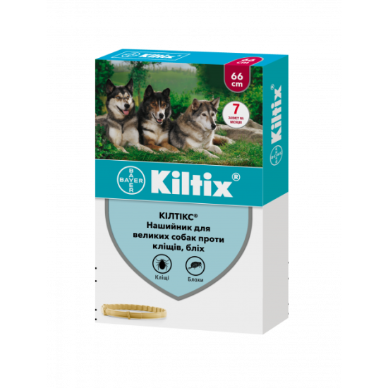 Kiltix (Килтикс) - ошейник от блох и клещей для собак