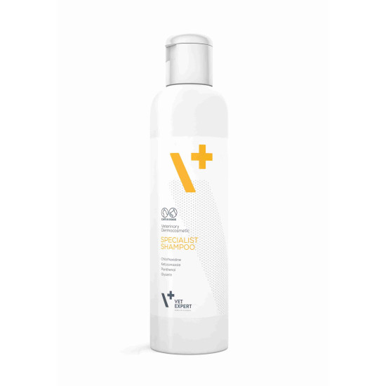 VetExpert Specialist Shampoo - антибактериальный шампунь с хлоргексидином кошек и собак