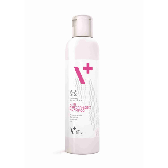 VetExpert Antiseborrheic Shampoo - антисеборейный шампунь для кошек и собак