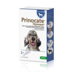 Prinocate (Принокат) - комплексные капли от блох и гельминтов для собак