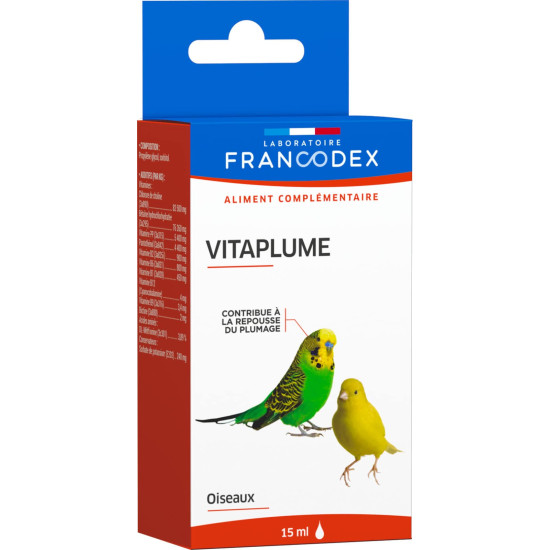 Francodex Vitaplume - добавка для стимулирования роста перьев у птиц
