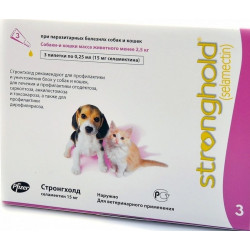 Stronghold (Стронгхолд) - комплексні краплі від бліх і гельмінтів для собак
