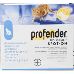 Profender (Профендер) - краплі для котів від глистів