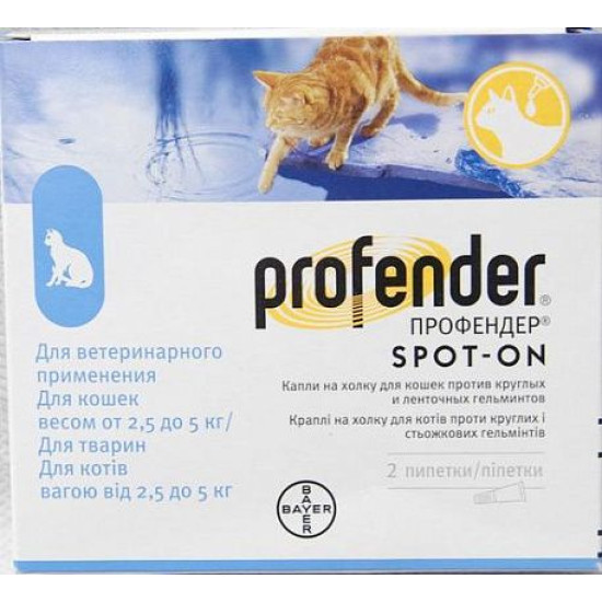 Profender (Профендер) - краплі для котів від глистів