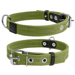 Collar - ошейник для собак брезентовый, двойной