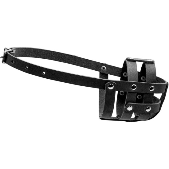 Collar - намордник для собак шкіряний м'який, для спанієлів, обхват морди 25 см, довжина 6 см