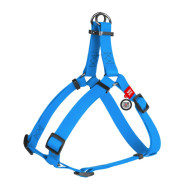 Collar Waudog Waterproof - шлея для собак водостійка, з QR-паспортом, металева пряжка-фастекс, блакитна