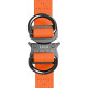 Collar Waudog Waterproof - шлея для собак водостойкая, с QR-паспортом, металлическая пряжка-фастекс, оранжевая