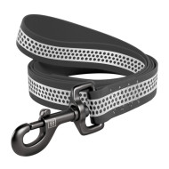 Collar Waudog Waterproof - повідець для собак водостійкий світловідбиваючий чорний