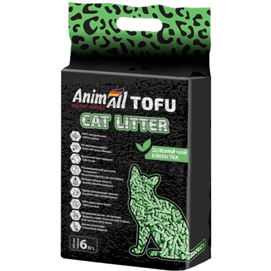 AnimAll Tofu (Енімал Тофу) - соєвий наповнювач з ароматом зеленого чаю