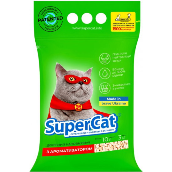 Super Cat (Супер Кет) - деревний наповнювач, з ароматизатором