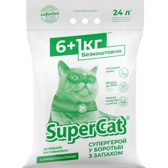 Super Cat (Супер Кет) - деревний наповнювач, з ароматизатором