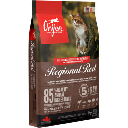 Orijen Regional Red Cat (Оріджен) - коти всіх вікових груп, з яловичиною, сардиною та дичиною