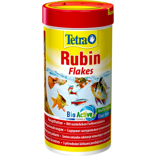 Tetra Rubin Flakes - корм для посилення забарвлення риб, пластівці