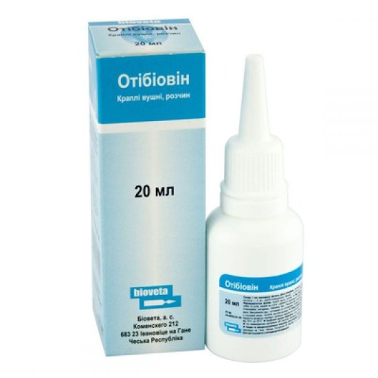 Отибиовин - препарат при заболеваниях ушей