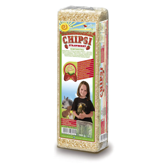 Chipsi - опилки, с ароматом клубники