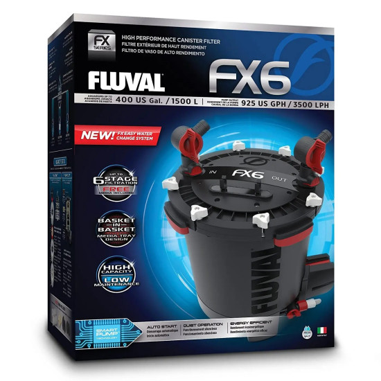Hagen Fluval FX6 - аквариумный фильтр внешний до 1500 литров