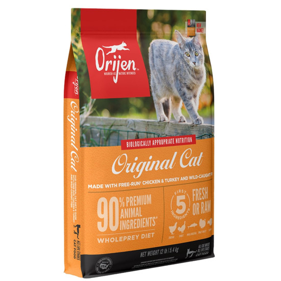 Orijen Original Cat (Оріджен) - коти всіх вікових груп, з куркою, індичкою та оселедцем