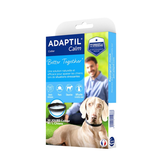 Adaptil (Адаптіл) - пристрій для зняття стресу у собак, нашийник