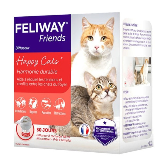 Feliway Friends (Феливей) - модулятор поведения для кошек, диффузор