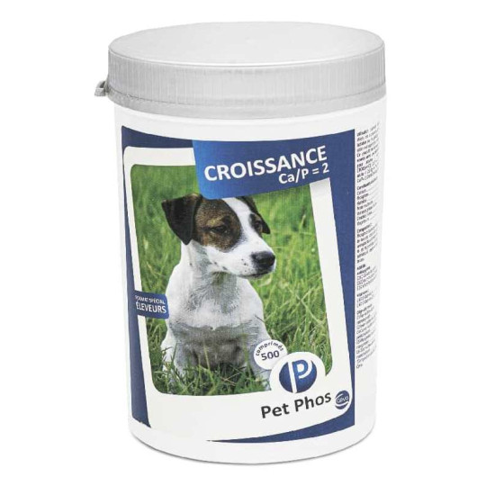 Pet Phos Croissance (Пет Фос Кроассанс) - витаминно-минеральный комплекс для собак на натуральном питании