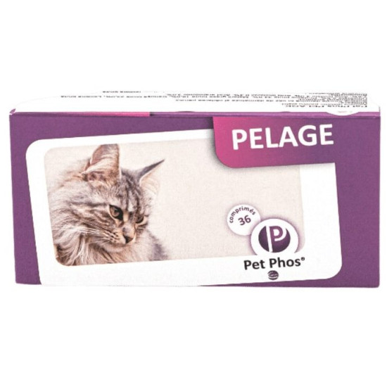 Pet Phos Pelage (Пет Фос Пиладж) - добавка для здоровья кожи и шерсти кошек