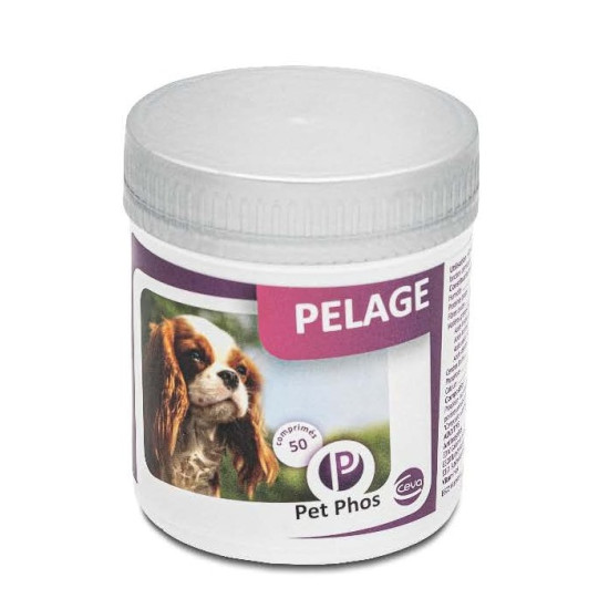 Pet Phos Pelage (Пет Фос Піладж) - добавка для здоров'я шкіри та шерсті собак