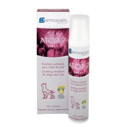 Dermoscent Atop 7 Spray (Дермосент Атоп 7) - спрей заспокійливий для котів і собак у разі алергії