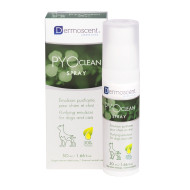 Dermoscent PYOclean Spray (Дермосент ПіоКлін) - спрей очищувальний для котів і собак у разі шкірних інфекцій