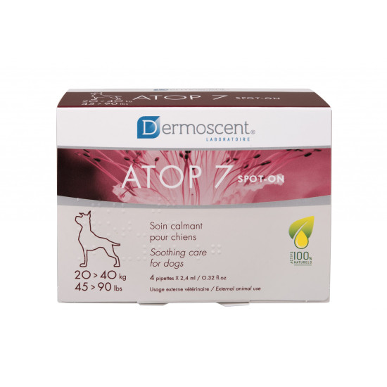 Dermoscent Atop 7 Spot-on (Дермосент Атоп 7 Cпот-он) - капли для местного нанесения при аллергиях и атопиях у собак и кошек