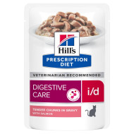 Hill's Feline i/d ActivBiome+ (Хиллс) - консервированная диета для кошек при заболеваниях желудочно-кишечного тракта, с лососем