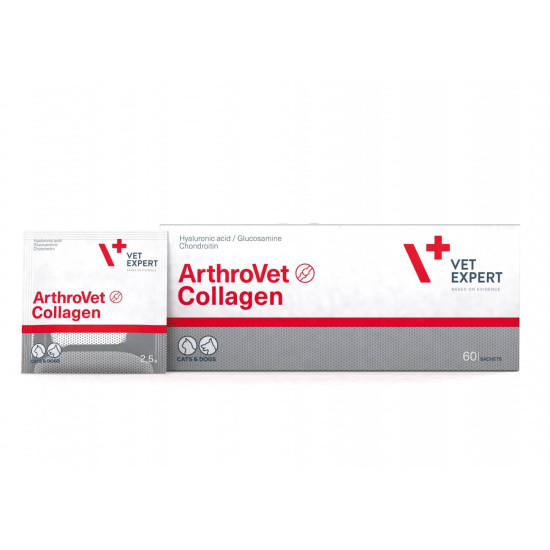 VetExpert ArthroVet Collagen (Артровєт Колаген) - добавка для здоров'я суглобів котів та собак