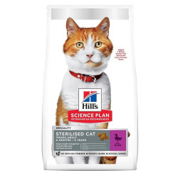 Hill's Feline Adult Sterilised Cat Duck (Хиллс) - взрослые стерилизованные кошки, с уткой