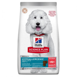 Hill's Canine Adult Medium Hypoallergenic - дорослі собаки середніх порід, схильні до алергії, з лососем
