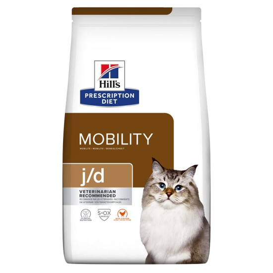 Hills Feline Mobility j/d (Хиллс) - диета для кошек при заболеваниях опорного аппарата, с курицей