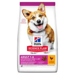 Hill's Canine Adult Small & Miniature Chicken (Хиллс) - взрослые собаки мелких пород, с курицей